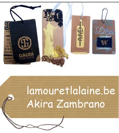 Personalisierte Kraftpapier Hangtags