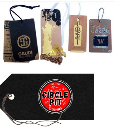 Hangtags F&Atilde;&frac14;r Kleidung