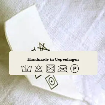 Textiletiketten Mit Waschsymbolen