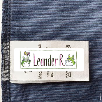 48 Etiquetas autocolantes para roupa | Etiquetas para roupa